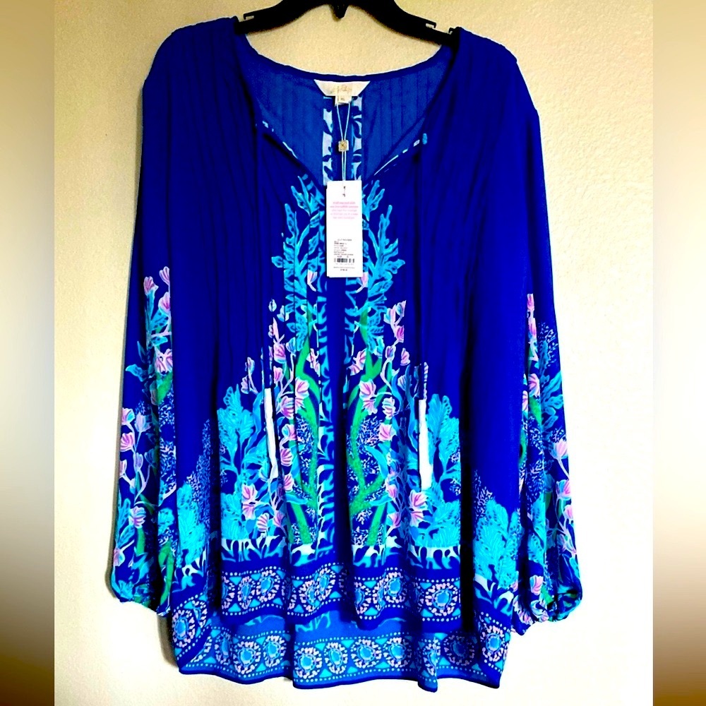 Lilly Pulitzer Marilina Long Sleeve Top NWT!!